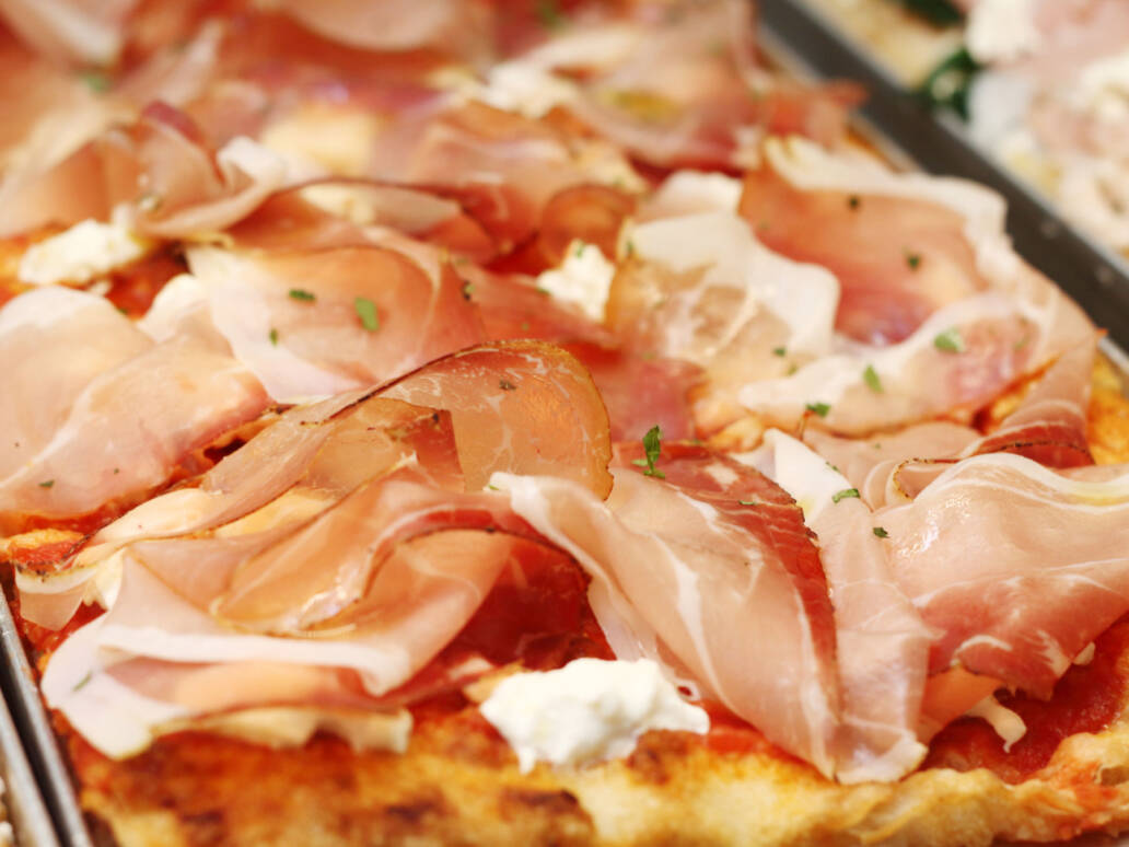 pizza crunch burrata e speck - Lievitamente