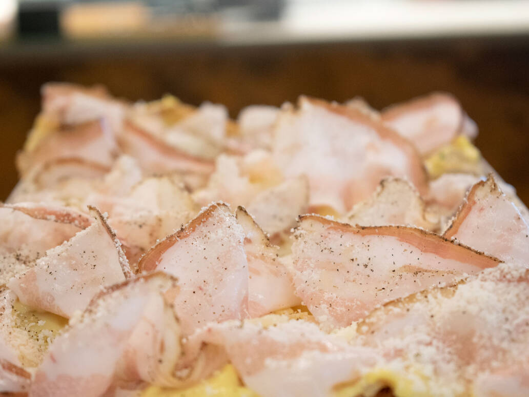 pizza crunch carbonara - Lievitamente