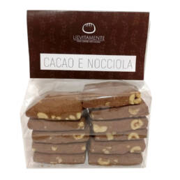 biscotti cacao e nocciola - Lievitamente - vero sapore artigianale